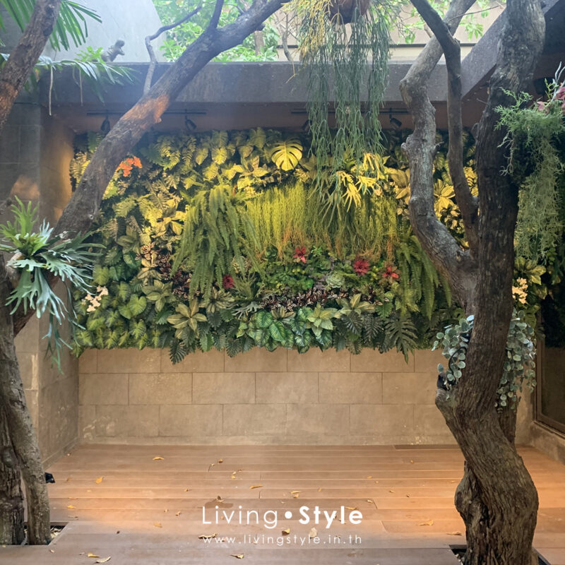 ตัวอย่างสวนแนวตั้ง vertical garden