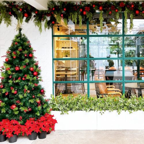 ตกแต่งคาเฟ่ Prove ด้วยดอกไม้และต้นไม้ประดิษฐ์ โดย livingstylestudio