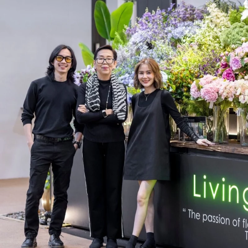 ทีม Homestylist และ Planterior Designer จาก Livingstyle Studio พร้อมผลงานตกแต่งบ้านด้วยดอกไม้และองค์ประกอบธรรมชาติ